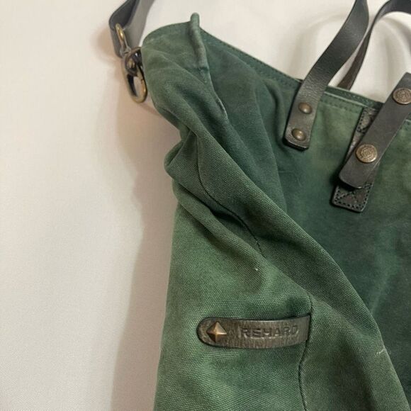 Rehard Italy Green Tote Bag Purse Handbag - Picture 8 of 14
